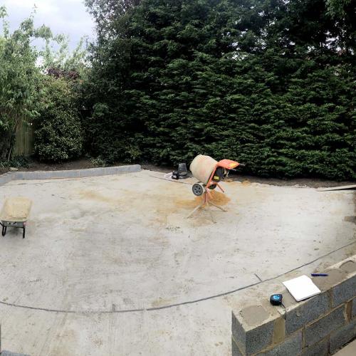 Design and build garden outbuilding  9m x 6m
